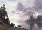 Albert Bierstadt Mountain of the Mist painting